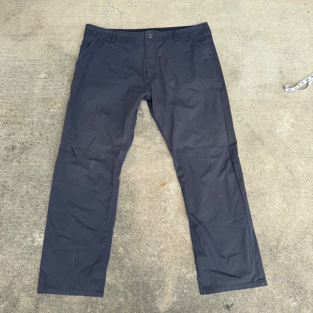 Kuhl Mens 40x30 Hiking Pants Gray Charcoal Outdoor Work Trousers Cell Pocket